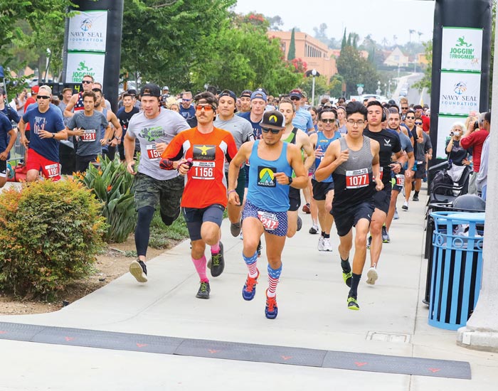 home joggin for frogmen